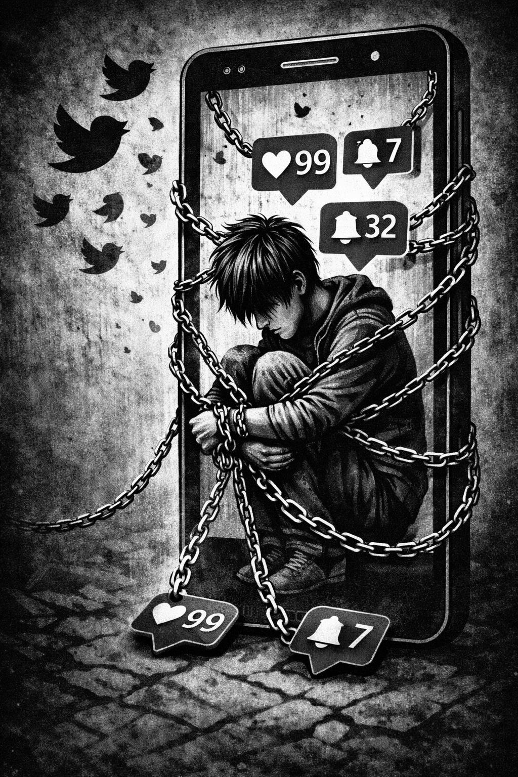 Uzależnienie od internetu: kiedy bycie online zaczyna przejmować kontrolę nad życiem.